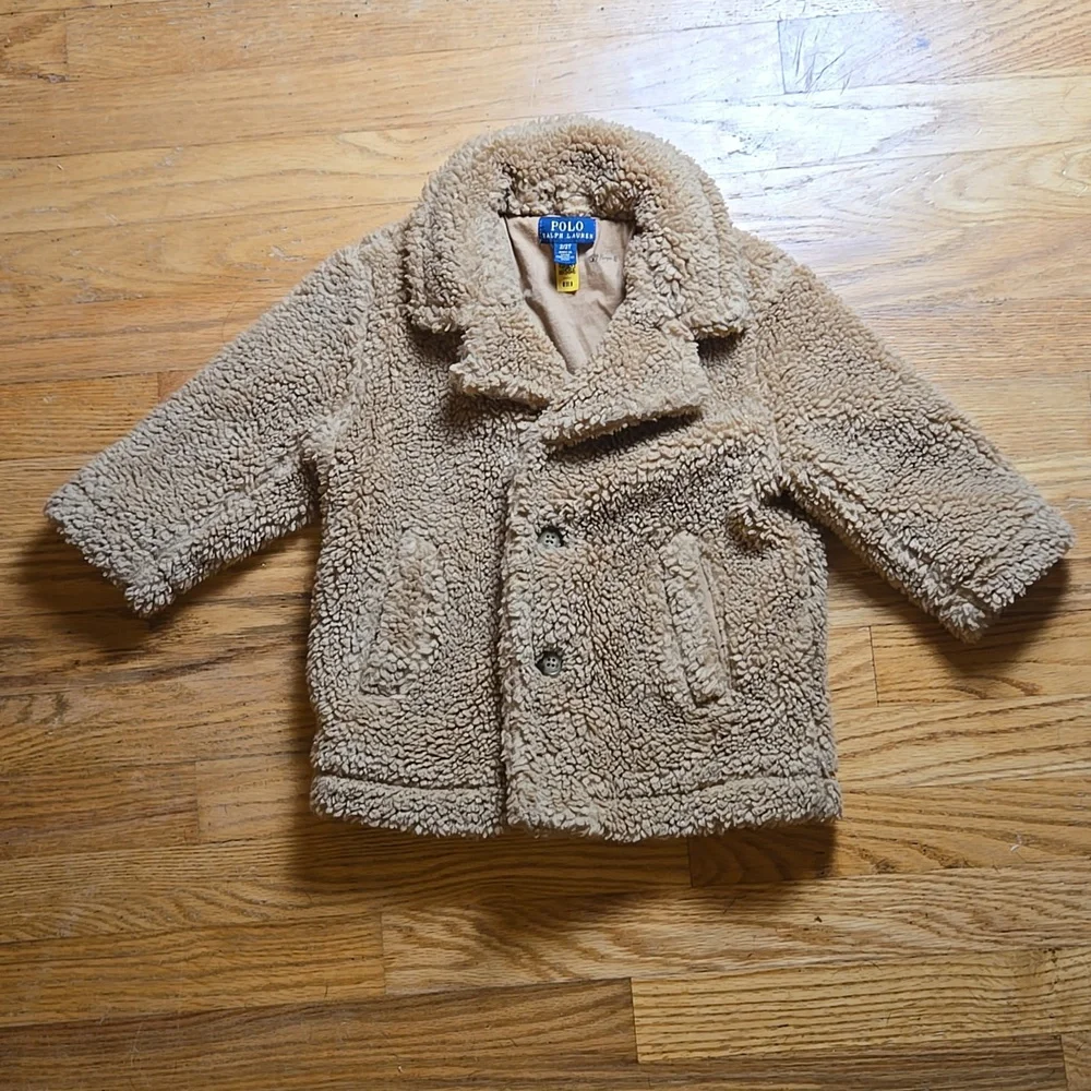 Polo Ralph Lauren curly pile teddy coat